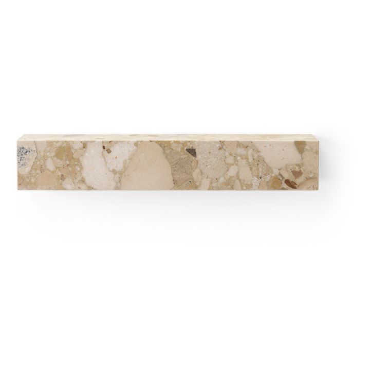 Etagère Plinth en marbre de breccia | Beige- Image produit n°0