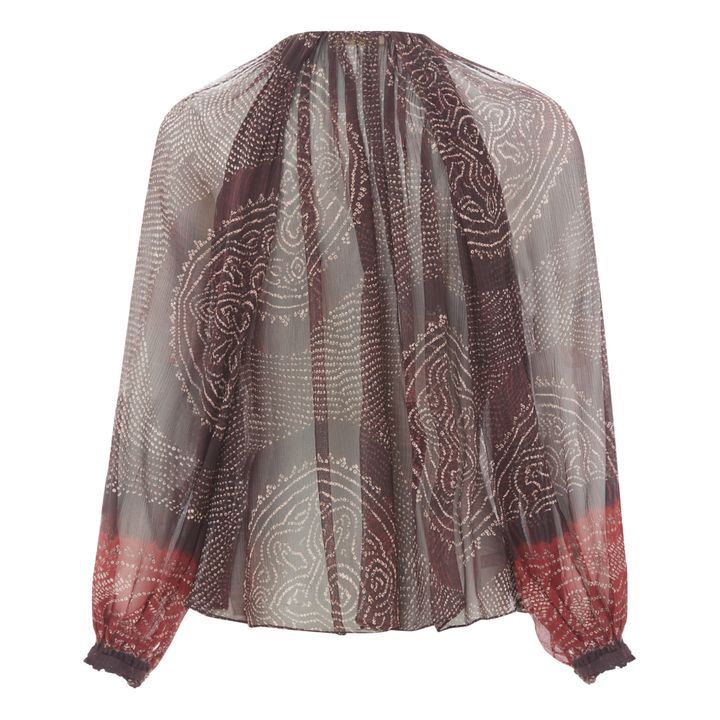 Pauline Blouse Burgunderrot- Produktbild Nr. 7