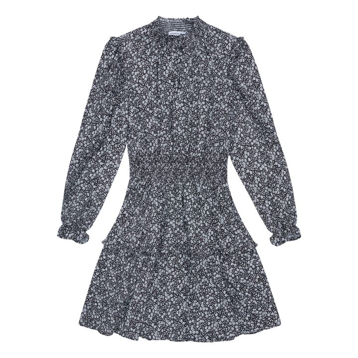 Robe Volants Liberty Hawaï | Bleu- Image produit n°0