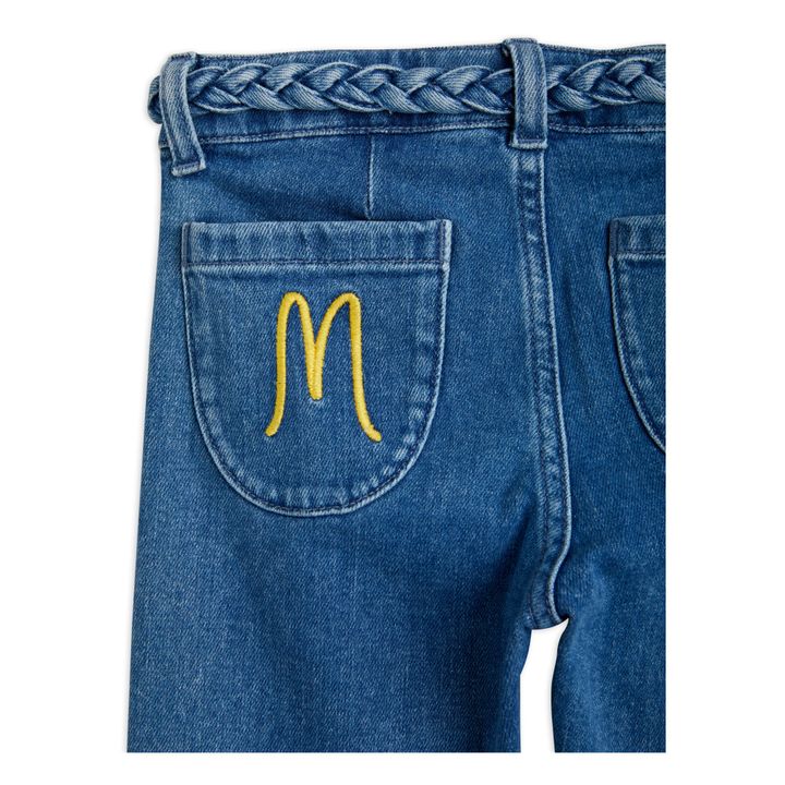 Jean Flare Coton Bio Bleu- Image produit n°4