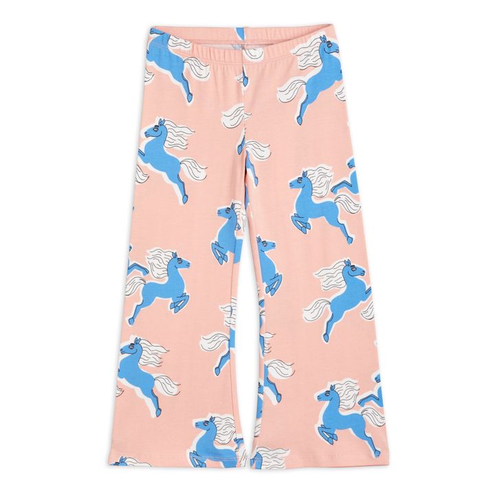 Organic Cotton Horse Flared Trousers Rosa- Imagen del producto n°0