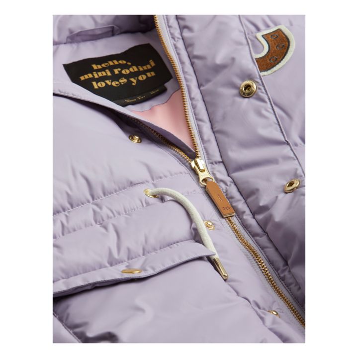 Recycled Polyester Puffer Jacket Violeta- Imagen del producto n°2