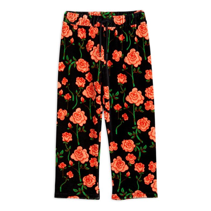 Pantalon Velours Coton Bio Noir- Image produit n°0