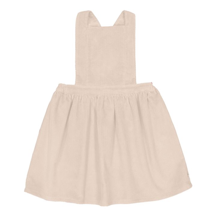 Clémentine Corduroy Apron Dress | Rosa- Immagine del prodotto n°0