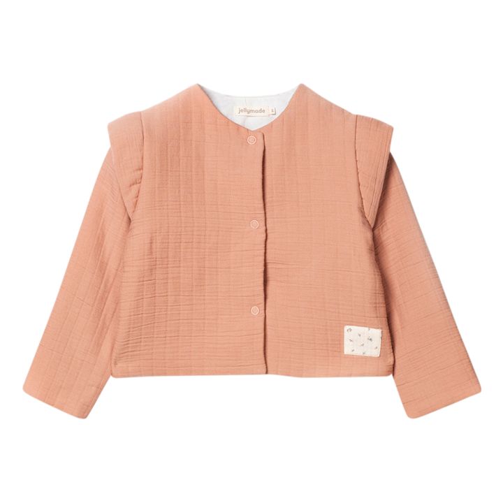 Chaqueta de algodón orgánico con textura Austen | Rosa Viejo- Imagen del producto n°0