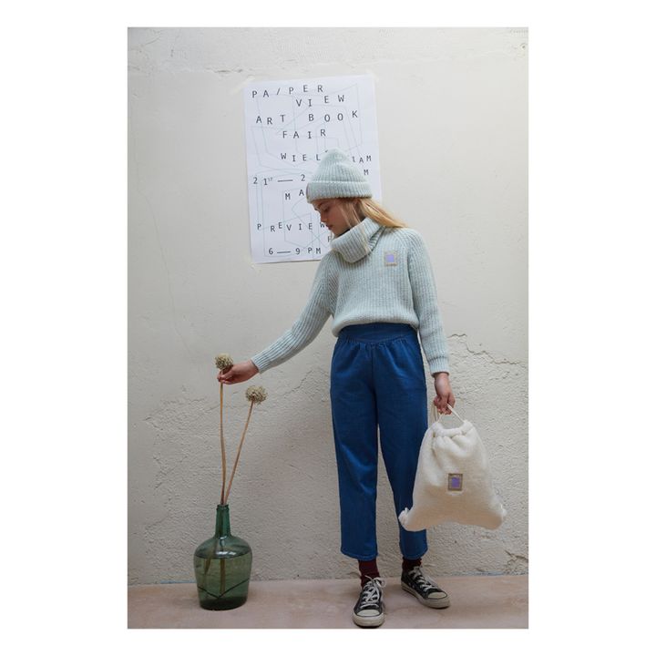 Jersey de punto Lorca | Verde agua- Imagen del producto n°1