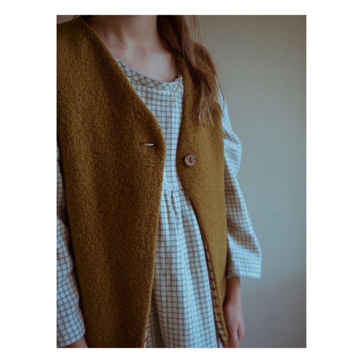 Gilet Laine | Ocre- Image produit n°3