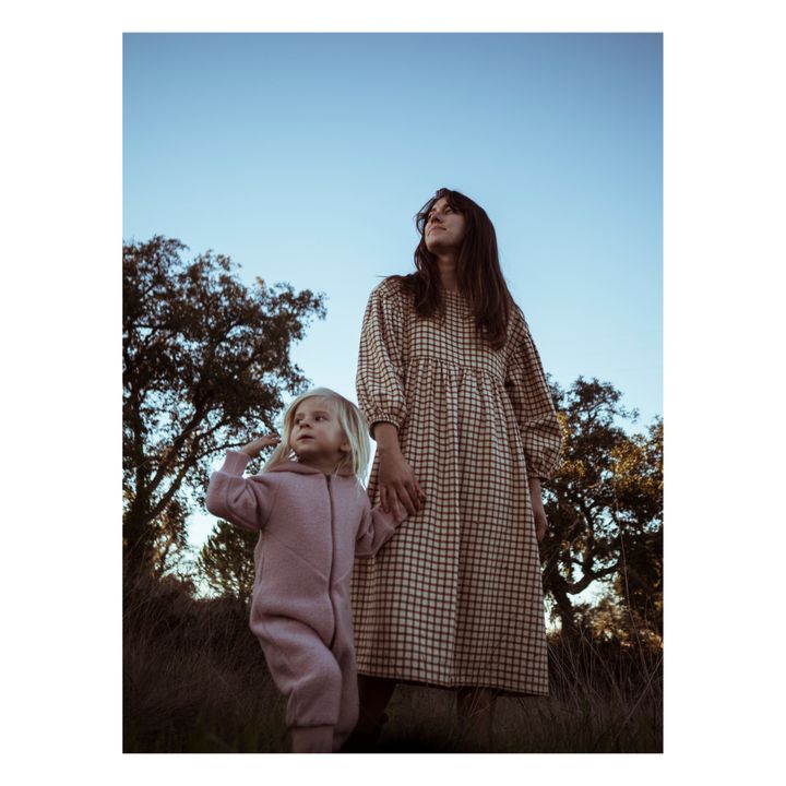 Woollen Jumpsuit | Pink- Product image n°0