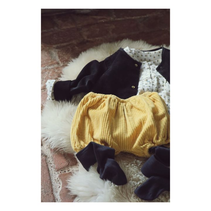 Verveine Corduroy Bloomers | Amarillo- Imagen del producto n°2