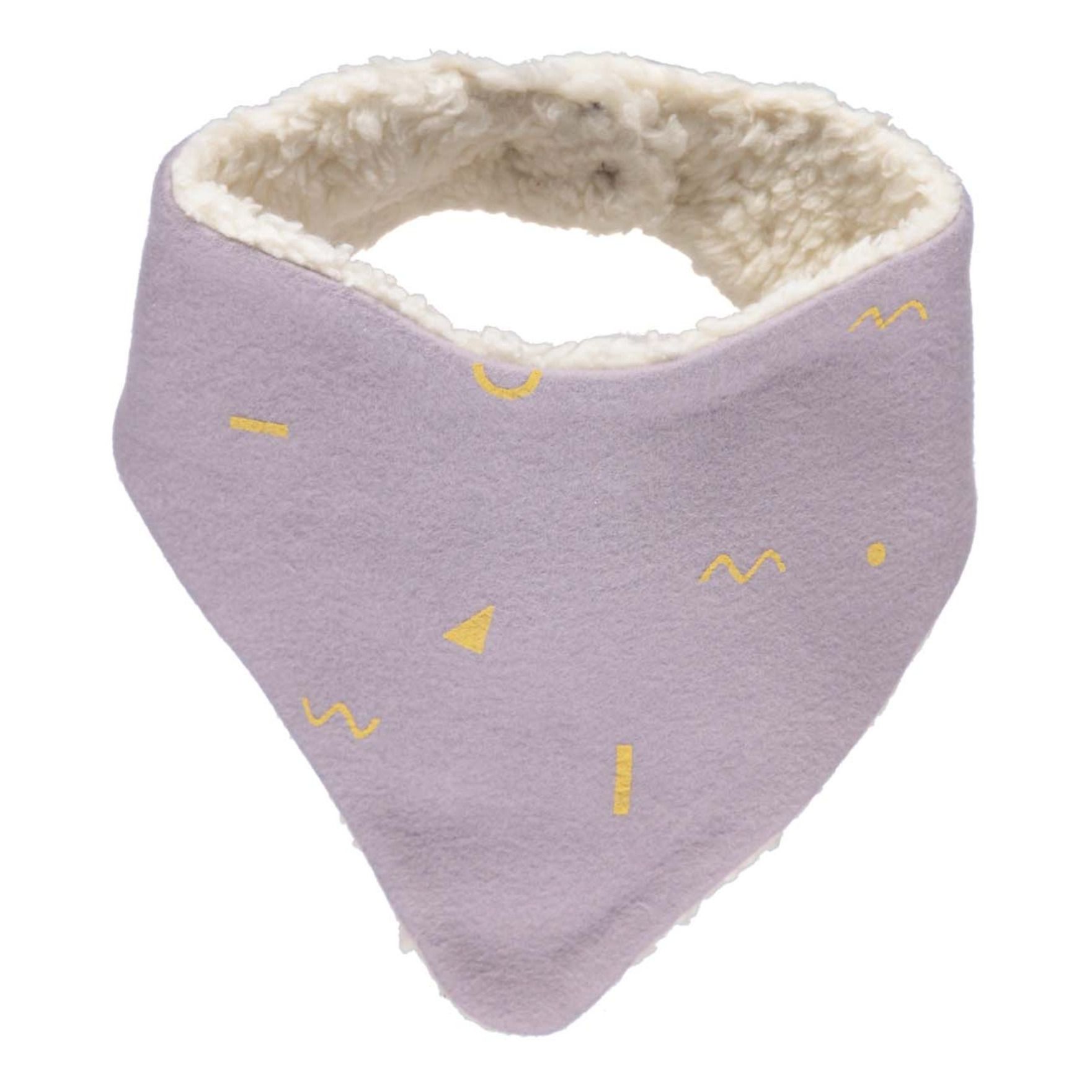 Organic Cotton Faux-Fur Lined Snood | Malva- Imagen del producto n°0