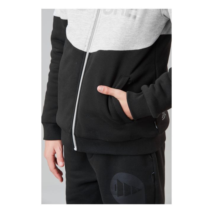 Basement Zip-Up Hoodie | Schwarz- Produktbild Nr. 3
