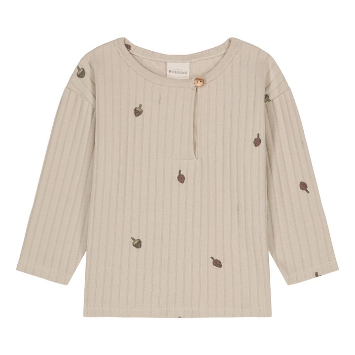 Orso Organic Cotton T-shirt | Crudo- Imagen del producto n°0