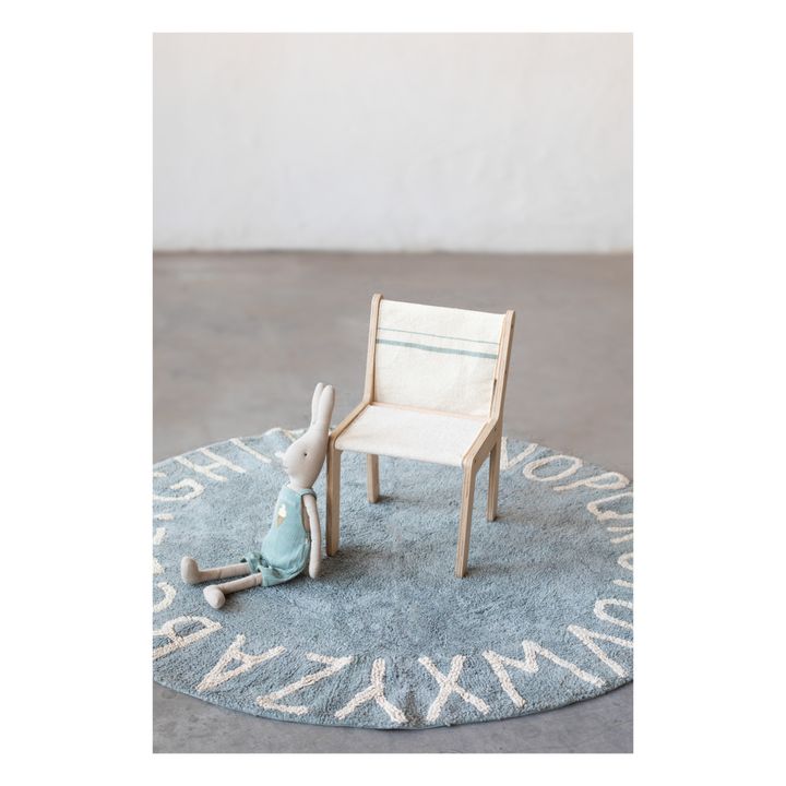 Chaise Sillita en bouleau déhoussable | Bleu pâle- Image produit n°1