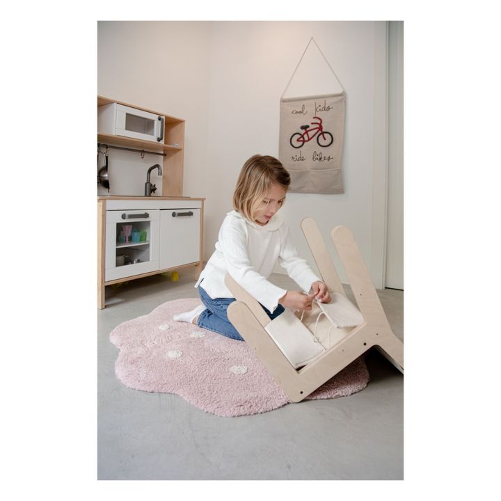 Chaise Sillita en bouleau déhoussable | Bleu pâle- Image produit n°5