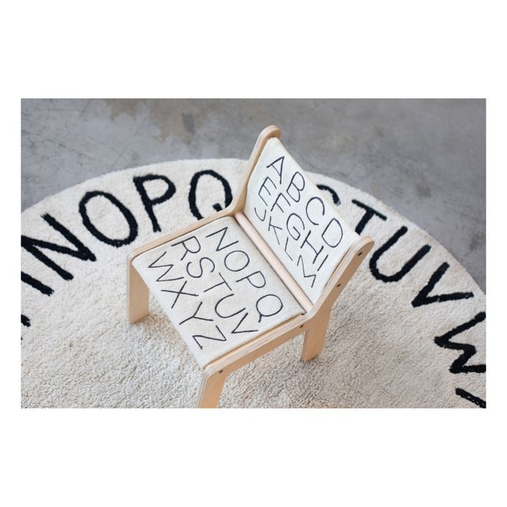 Chaise Sillita en bouleau déhoussable | Ecru- Image produit n°3
