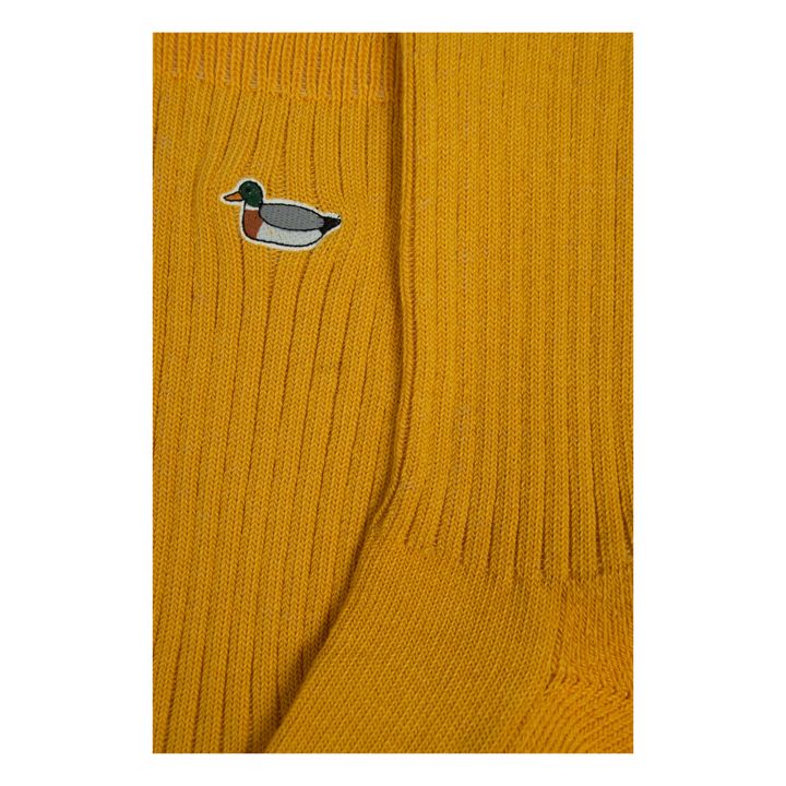 Chaussettes Duck | Jaune moutarde- Image produit n°2
