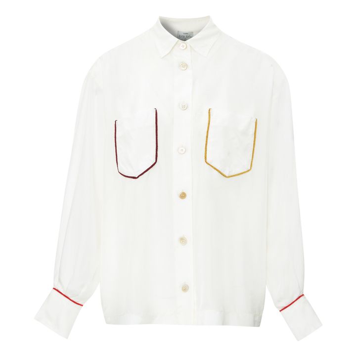Habotai Silk Shirt | Weiß- Produktbild Nr. 0