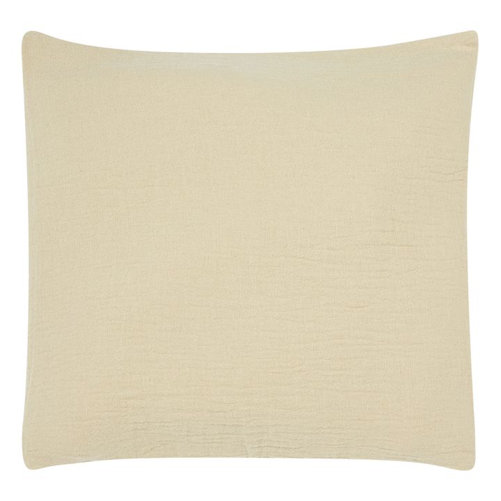 Cojín de piel de jacquard de algodón orgánico | Roble- Imagen del producto n°0