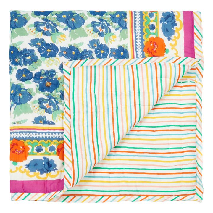 Blue Flowers Sarong Reversible Quilt- Produktbild Nr. 1