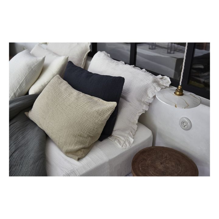 Organic Cotton Jacquard Cushion | Eiche- Produktbild Nr. 2