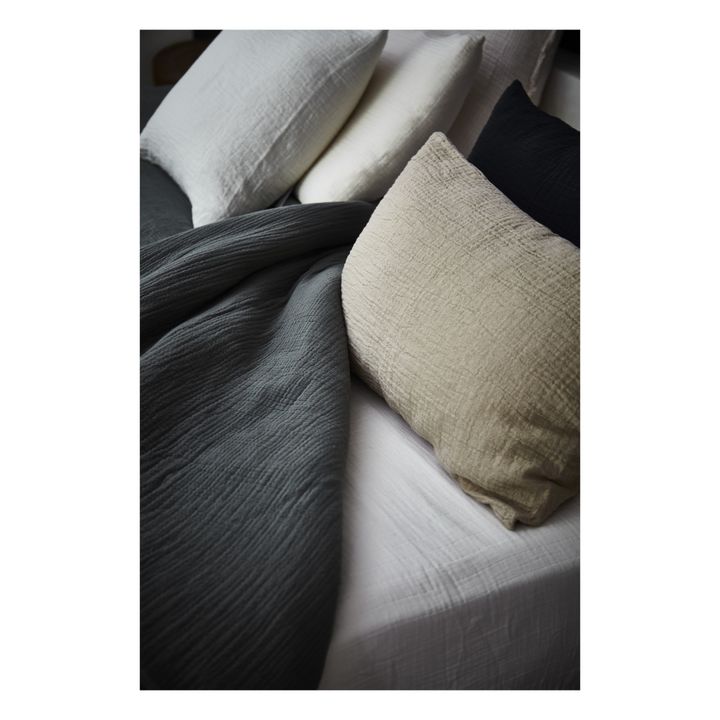 Organic Cotton Jacquard Cushion | Eiche- Produktbild Nr. 1