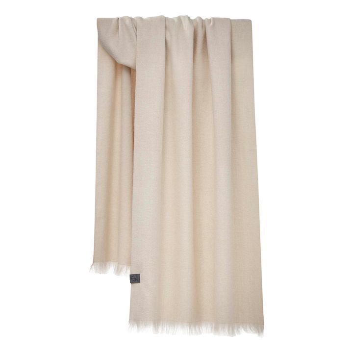 Echarpe Brushed Solid Alpaga | Ecru- Image produit n°0