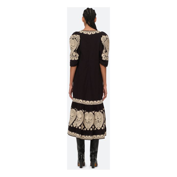 Holly Soutache Dress | Nero- Immagine del prodotto n°3