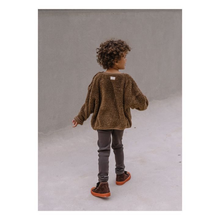 Sweat Façon Fourrure Ours | Marron- Image produit n°2