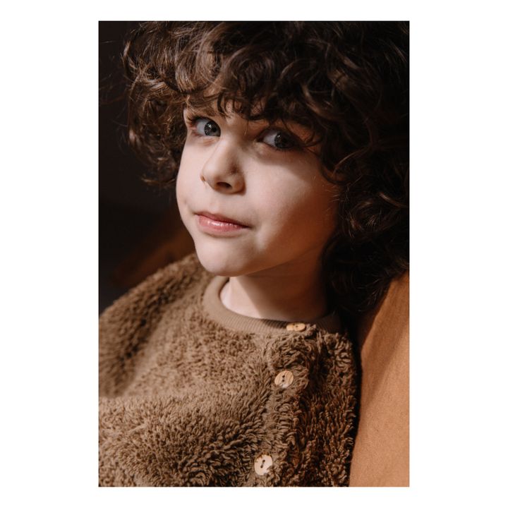 Sweat Façon Fourrure Ours | Marron- Image produit n°5
