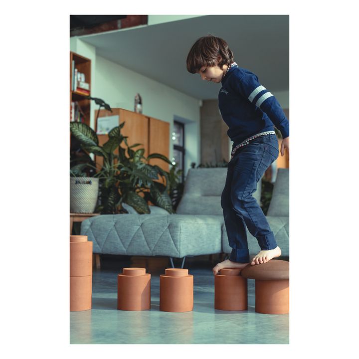 Taburete Champiñón - Juego de 2 | Marrón- Imagen del producto n°0