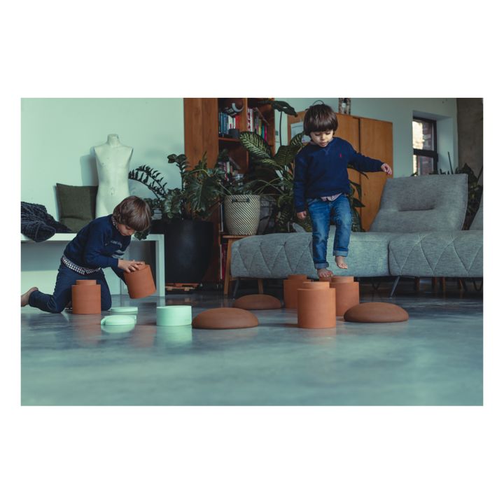 Taburete Champiñón - Juego de 2 | Marrón- Imagen del producto n°6
