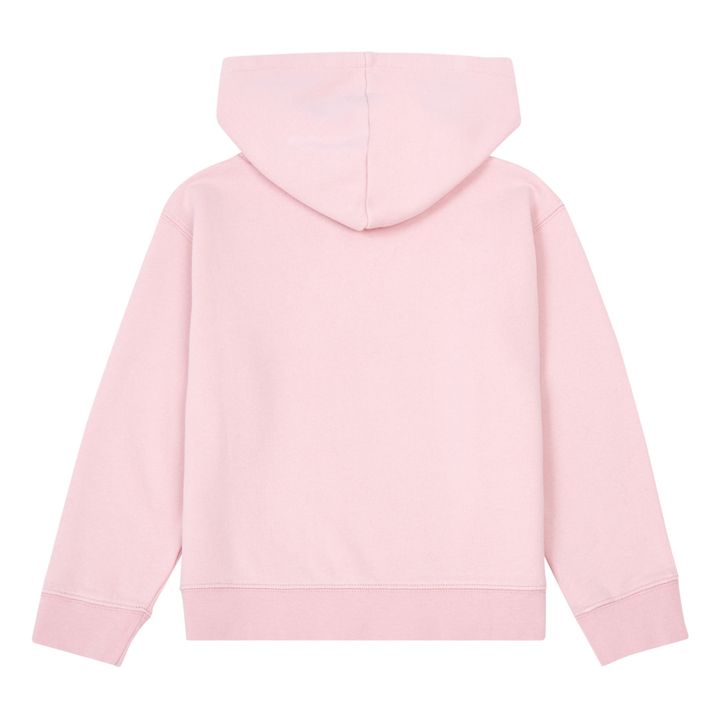 Organic Cotton Snowflake Hoodie | Rosa Palo- Imagen del producto n°2