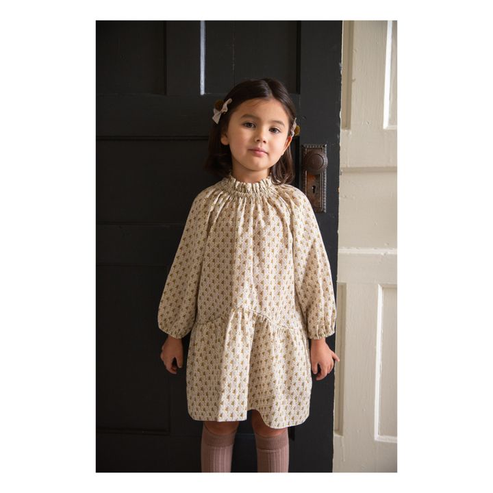 Robe Coton Bio Edith | Ecru- Image produit n°4