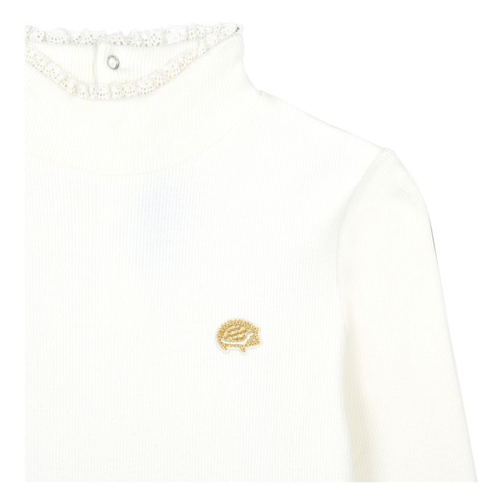 High-Neck Jumper | Ecru- Immagine del prodotto n°1