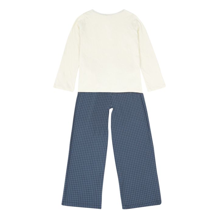 Quattro Pyjamas | Grey blue- Product image n°2