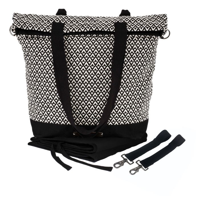 Multi-Position Changing Bag | Black- Product image n°0
