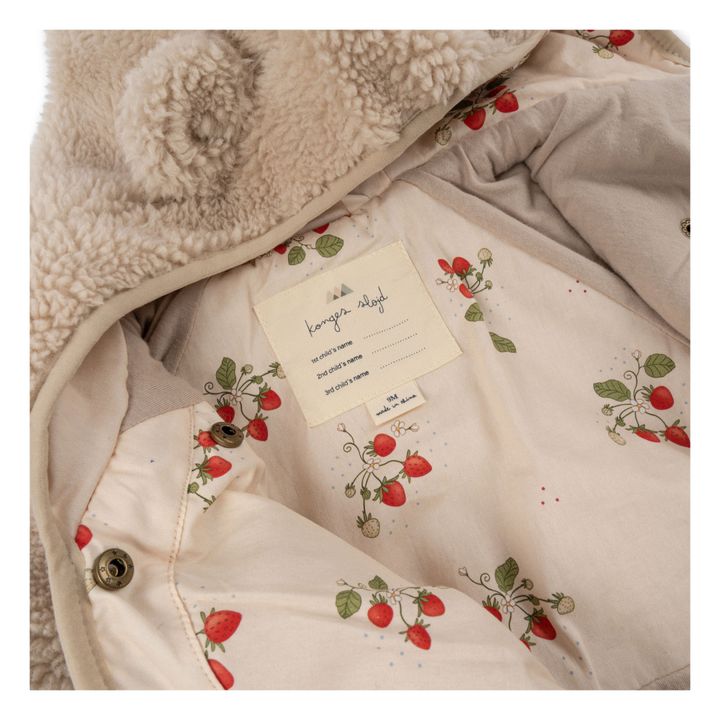 Combinaison Façon Fourrure Onesie | Beige- Image produit n°2