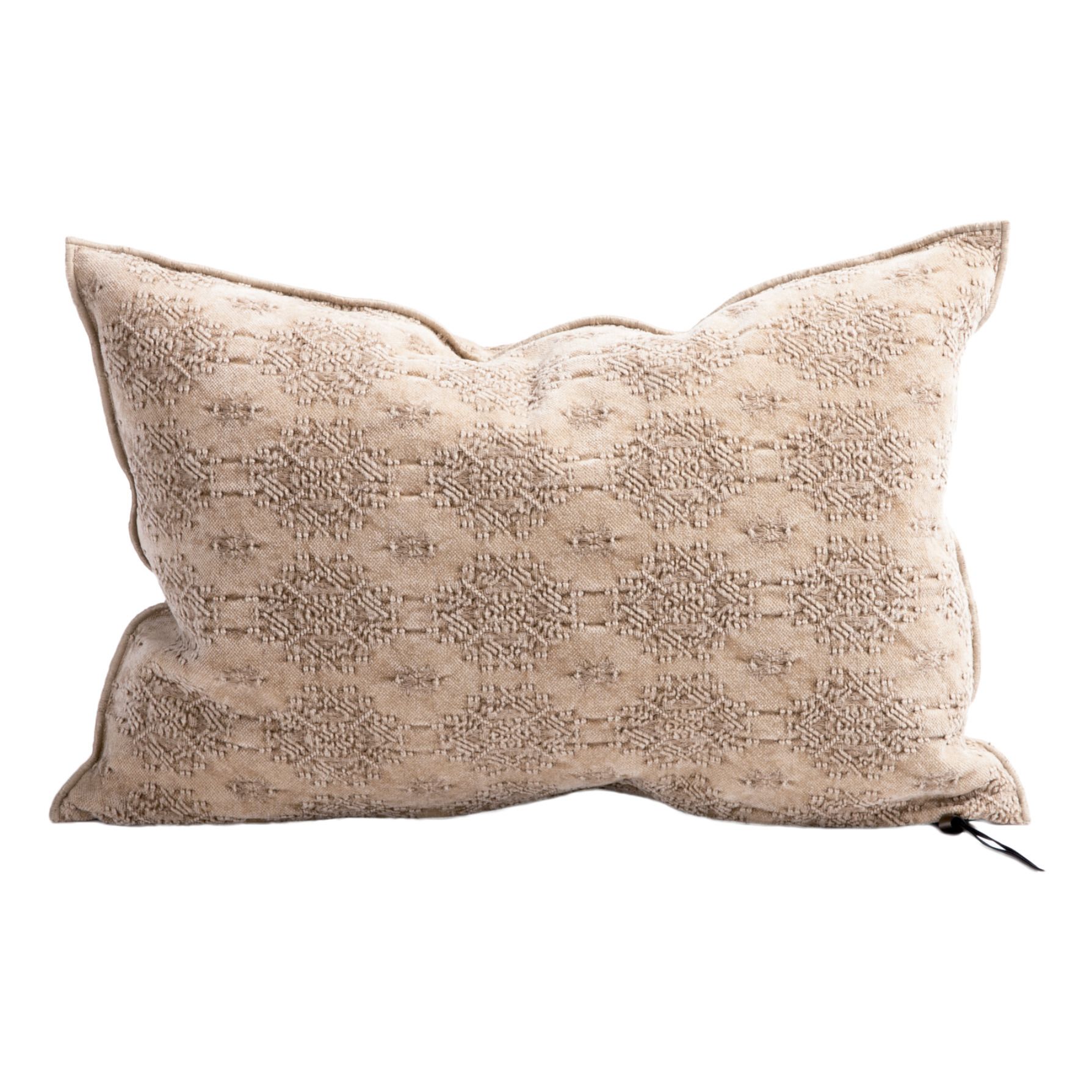 Coussin Vice Versa Jacquard Kilim | Nude- Image produit n°0