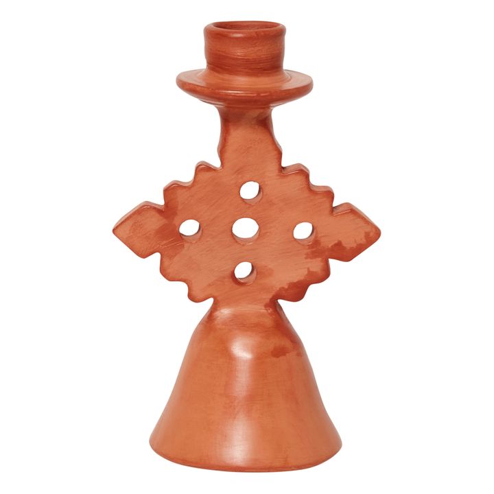 Kerzenhalter Tadelakt Triangle | Terracotta- Produktbild Nr. 0