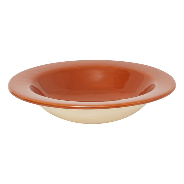 Assiette creuse Oumness | Lie de vin- Image produit n°3