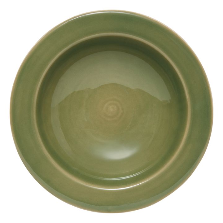 Assiette creuse Oumness | Sauge- Image produit n°0
