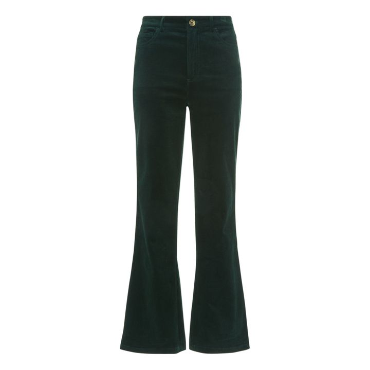 Maggy Corduroy Trousers | Waldgrün- Produktbild Nr. 0