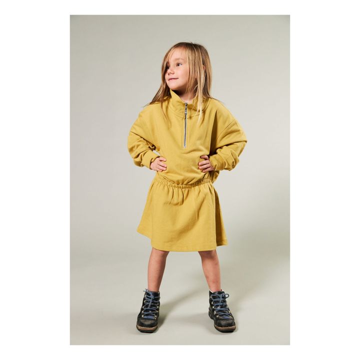 Assos Organic Cotton Dress | Amarillo Mostaza- Imagen del producto n°1