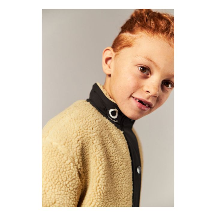 Buffalo Recycled Polyester Faux Fur Coat | Beige- Product image n°4