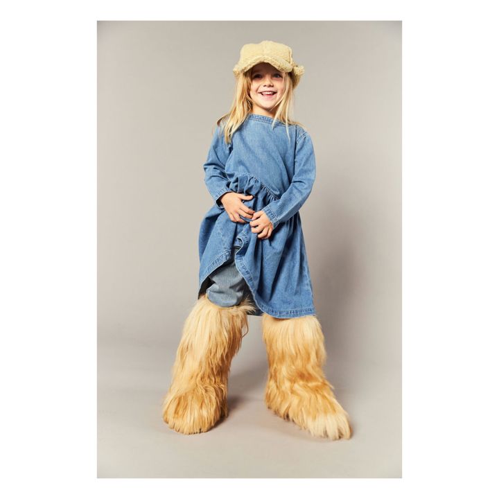Lucy Organic Cotton Dress | Denim- Produktbild Nr. 1