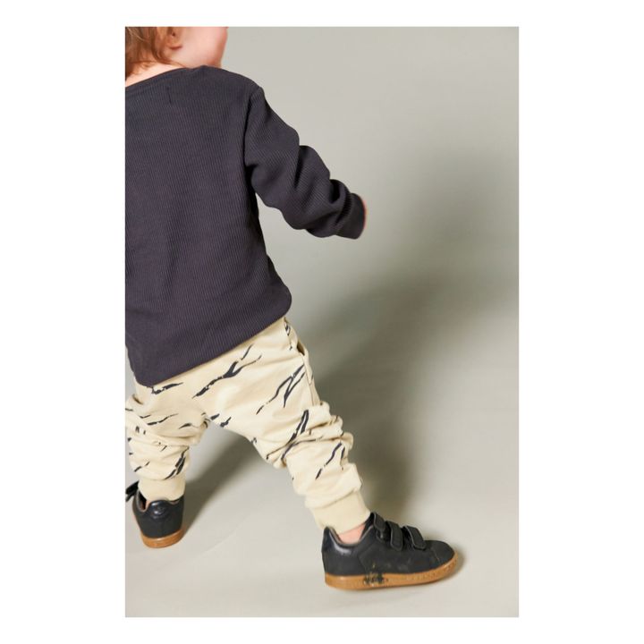 Remo Organic Cotton Textured Jumper | Charcoal grey- Product image n°2