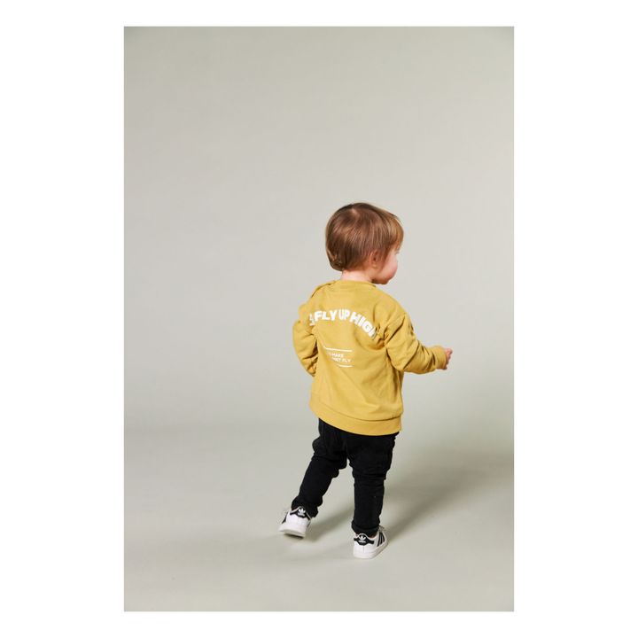 Toledo Organic Cotton Sweatshirt | Mustard- Product image n°4