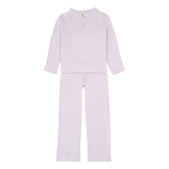 Deli Double Muslin Pyjamas | Rosa Palo- Imagen del producto n°0
