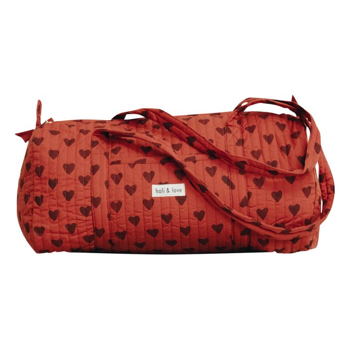 Bolsa de fin de semana Corazones | Rojo- Imagen del producto n°0