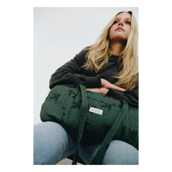 Sac Weekend Oiseaux | Vert- Image produit n°3